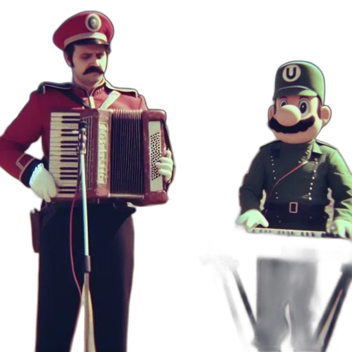 concept art, 3d render, two, figures transparent PNG cut-out