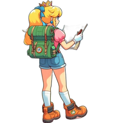 jacket, staff, weapon, dress transparent PNG cut-out
