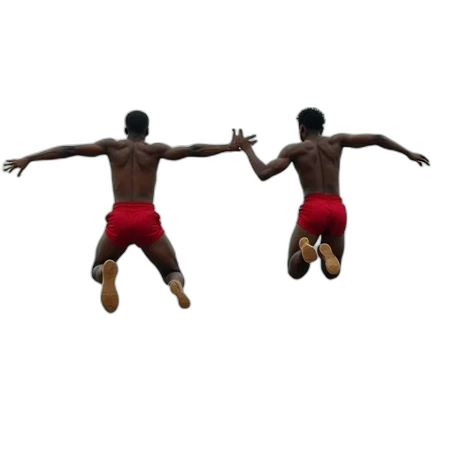 3d render, pixel art, concept art, two transparent PNG cut-out