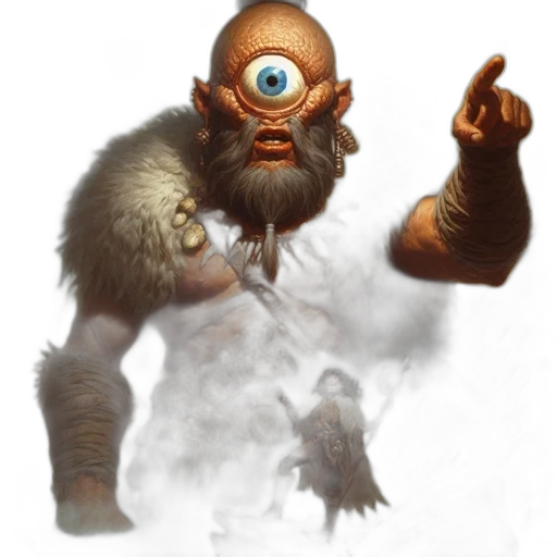 creature, staff, mask, face transparent PNG cut-out