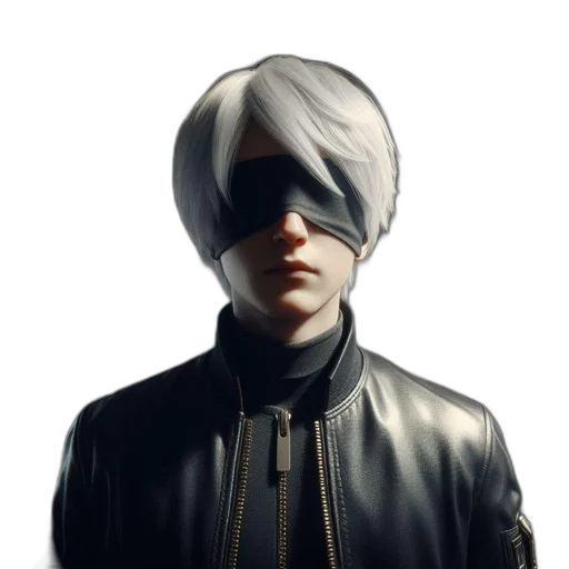 jacket, mask, face, hat transparent PNG cut-out