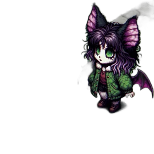dragon, creature, staff, animal transparent PNG cut-out
