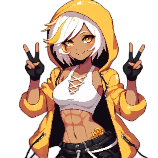 jacket, pixel art, concept art, cyberpunk transparent PNG cut-out