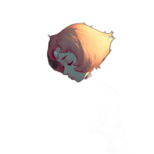 crown, hair, mask, face transparent PNG cut-out