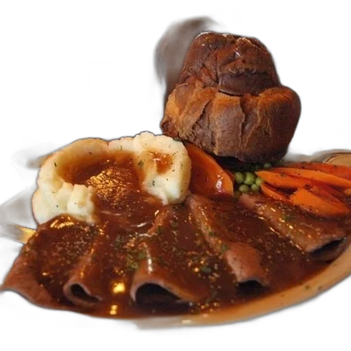 food, plate, roast, beef transparent PNG cut-out
