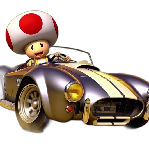 car, hat, 3d render, concept art transparent PNG cut-out