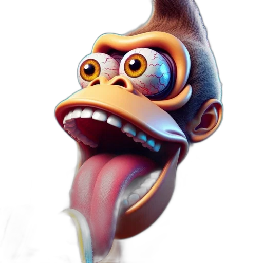 creature, staff, animal, face transparent PNG cut-out