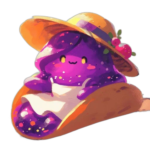 hat, food, creature, crown transparent PNG cut-out
