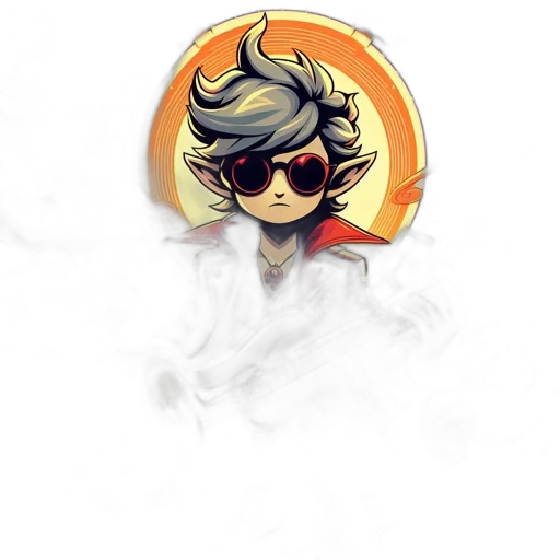 dragon, mask, jacket, staff transparent PNG cut-out
