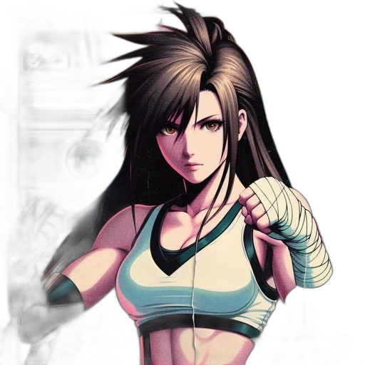 concept art, comic book art, pixel art, anime transparent PNG cut-out