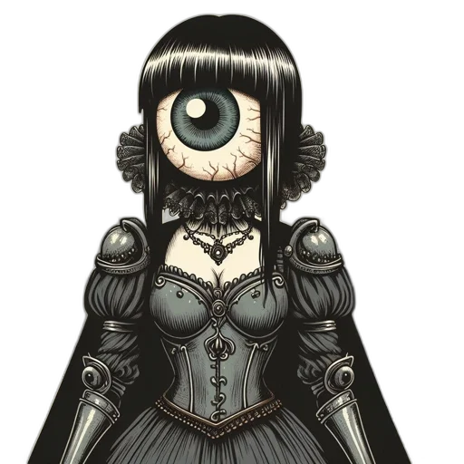 dress, mask, robot, face transparent PNG cut-out