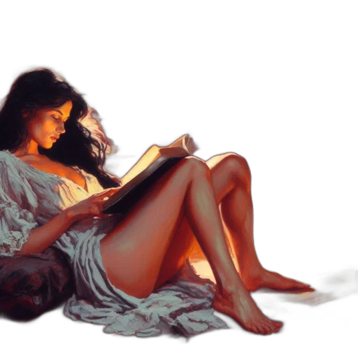 dress, oil painting, photorealistic, fantasy art transparent PNG cut-out