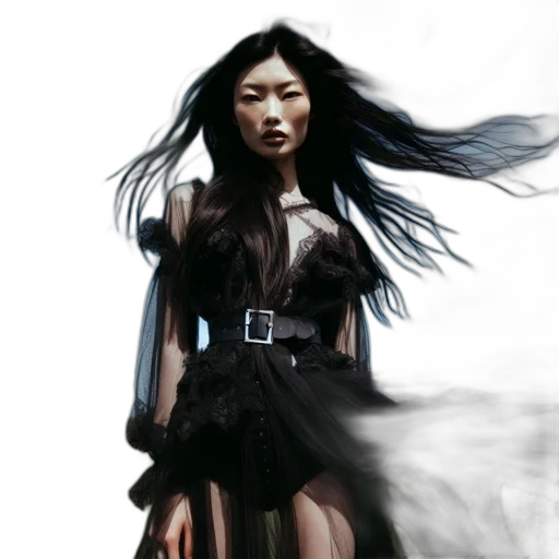 dress, fantasy art, concept art, photorealistic transparent PNG cut-out