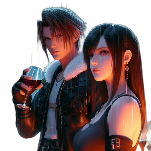 jacket, concept art, cyberpunk, fantasy art transparent PNG cut-out