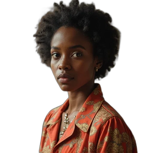 jacket, dress, face, staff transparent PNG cut-out