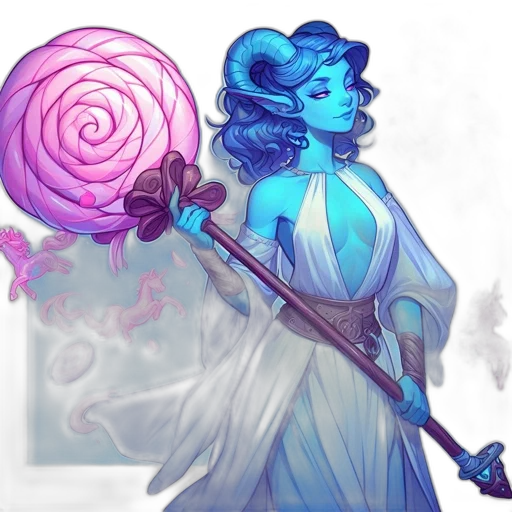staff, fantasy art, concept art, vaporwave transparent PNG cut-out