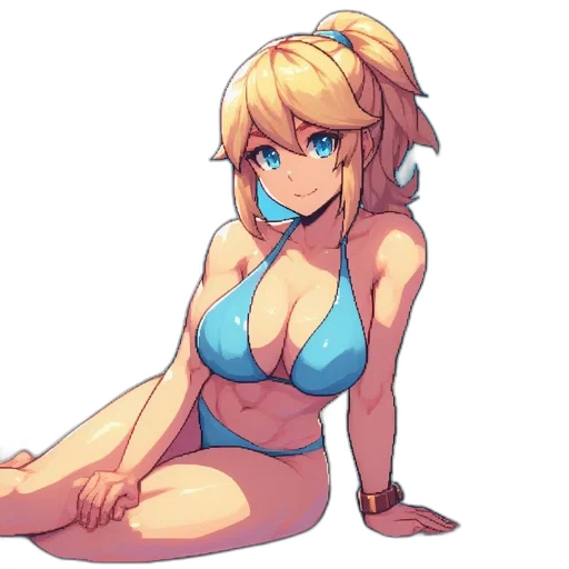 dress, weapon, pixel art, anime transparent PNG cut-out