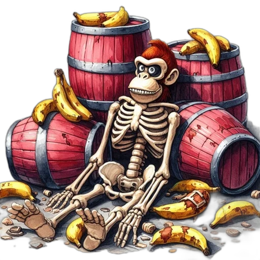concept art, skeletal, figure, possibly transparent PNG cut-out