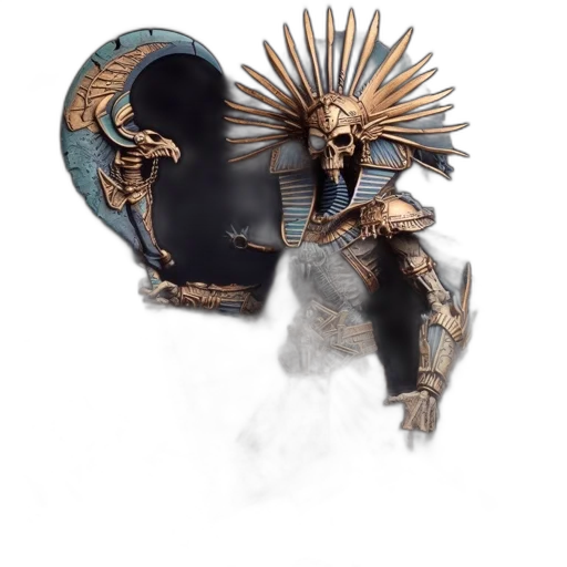 mask, robot, crown, weapon transparent PNG cut-out