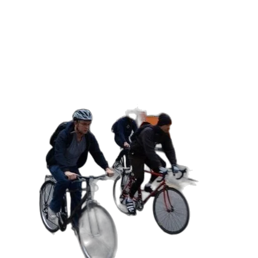 concept art, 3d render, pixel art, bicyclists transparent PNG cut-out