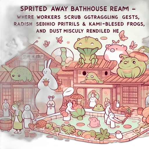 concept art, humorous, bathhouse, people transparent PNG cut-out