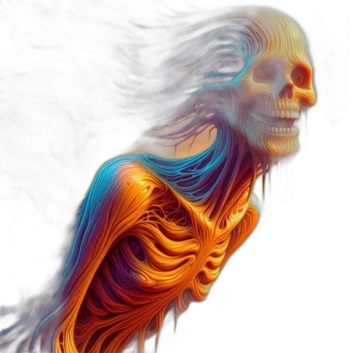 face, creature, mask, hair transparent PNG cut-out