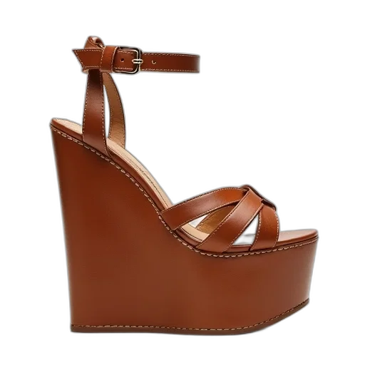 shoes, wedged, sandal, seychelles transparent PNG cut-out