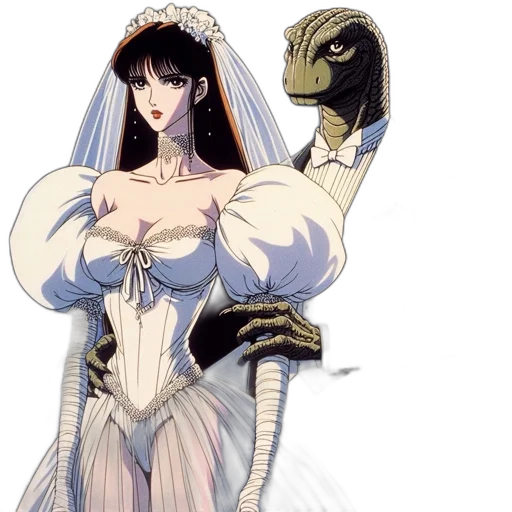 dress, concept art, fantasy art, anime transparent PNG cut-out