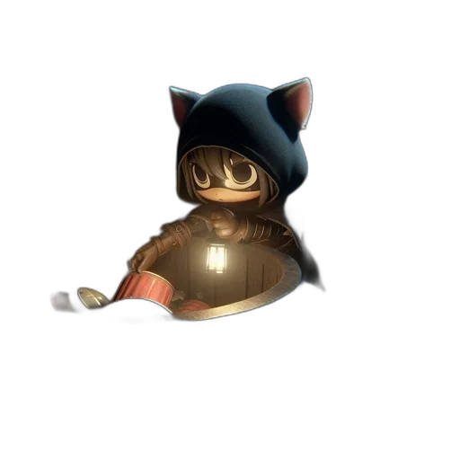 hat, staff, mask, animal transparent PNG cut-out