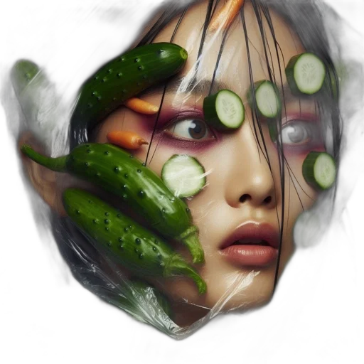 face, food, mask, creature transparent PNG cut-out