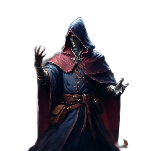staff, mask, jacket, creature transparent PNG cut-out