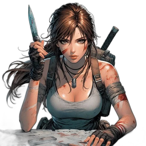 weapon, comic book art, concept art, fantasy art transparent PNG cut-out