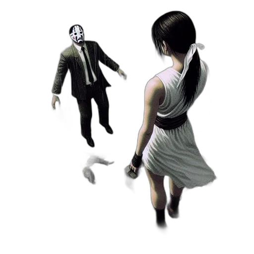 mask, dress, robot, face transparent PNG cut-out