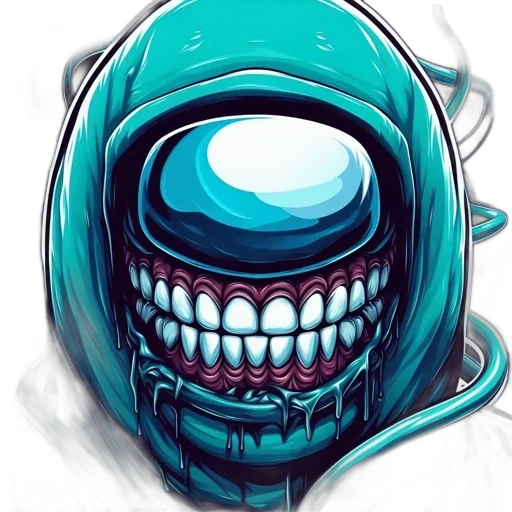 mask, face, robot, creature transparent PNG cut-out