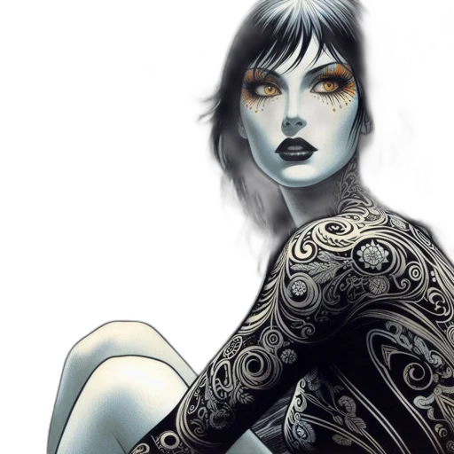 mask, face, dress, jewelry transparent PNG cut-out