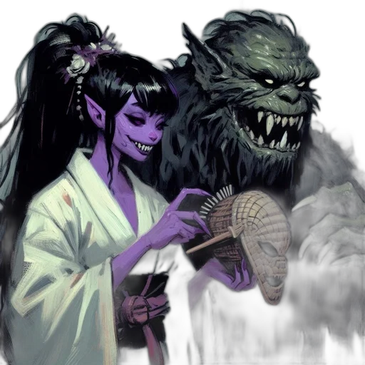 concept art, fantasy art, comic book art, night transparent PNG cut-out