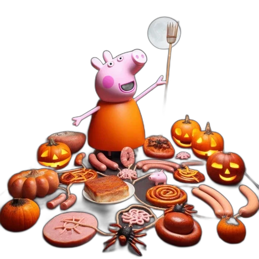 food, concept art, peppa, pig transparent PNG cut-out