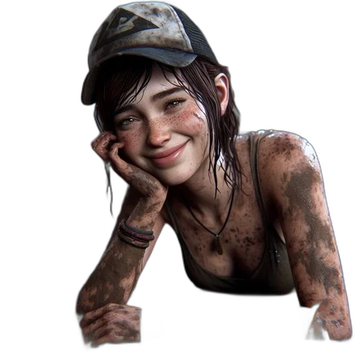 face, creature, hat, weapon transparent PNG cut-out