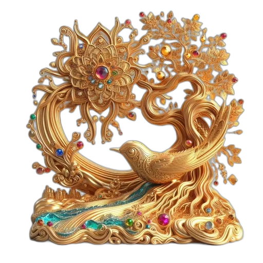 crown, jewelry, dragon, fantasy art transparent PNG cut-out