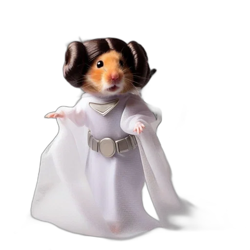 animal, dress, creature, staff transparent PNG cut-out