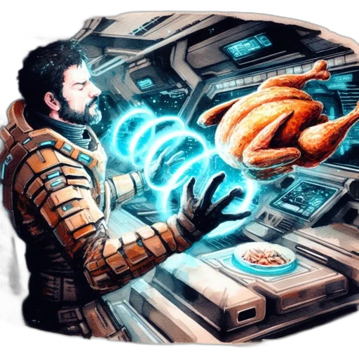 jacket, robot, concept art, comic book art transparent PNG cut-out