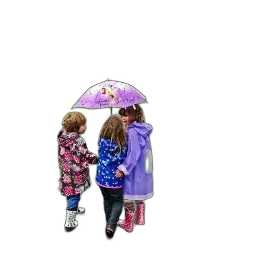 umbrella, jacket, photorealistic, 3d render transparent PNG cut-out