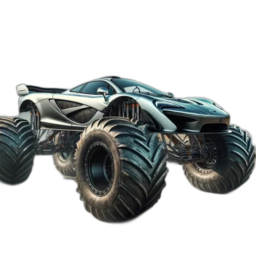 car, robot, creature, weapon transparent PNG cut-out