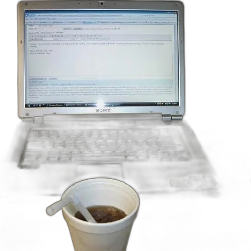 staff, 3d render, sony, laptop transparent PNG cut-out