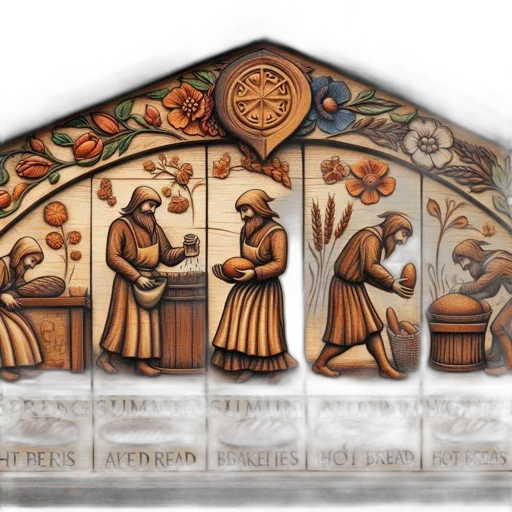 intricately, carved, wooden, panel transparent PNG cut-out