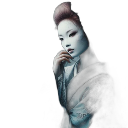 mask, face, fantasy art, photorealistic transparent PNG cut-out
