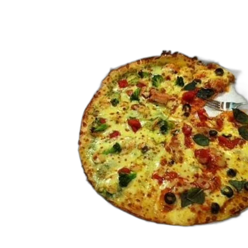 food, 3d render, photorealistic, pizza transparent PNG cut-out