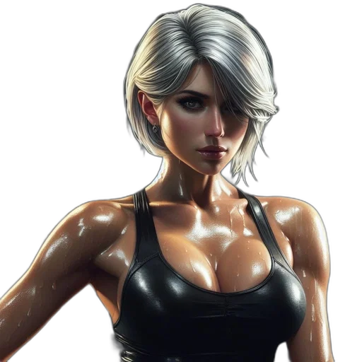 face, concept art, comic book art, photorealistic transparent PNG cut-out