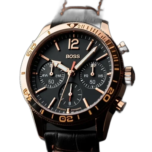 boss, watches, men transparent PNG cut-out