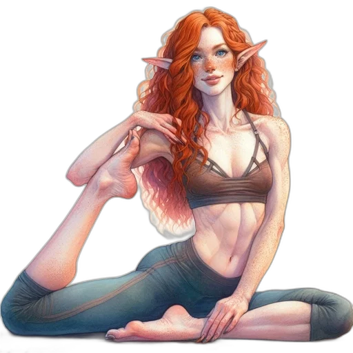 fantasy art, concept art, watercolor, pixel art transparent PNG cut-out